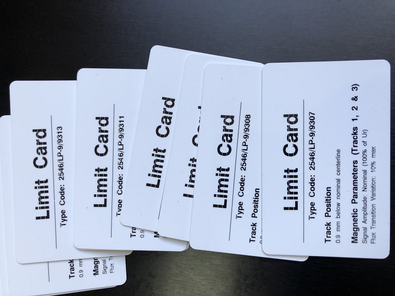 Limit Card限制測試卡